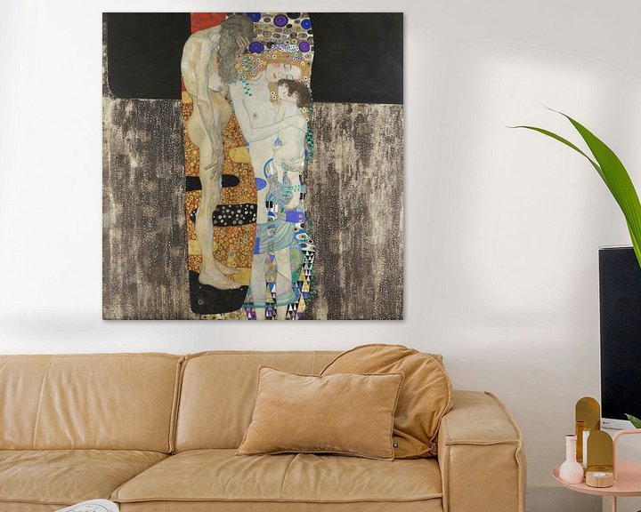 Die Drei Lebensalter Der Frau Die drei Lebensalter der Frau, Gustav Klimt ArtFrame, Leinwand, Poster